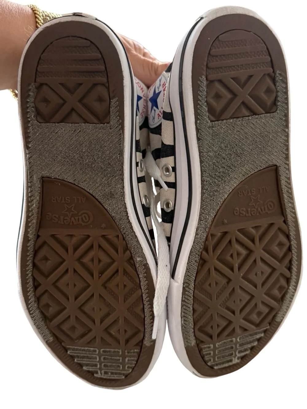 Converse Kids High-Top Zebra Canvas Sneakers - Black & White